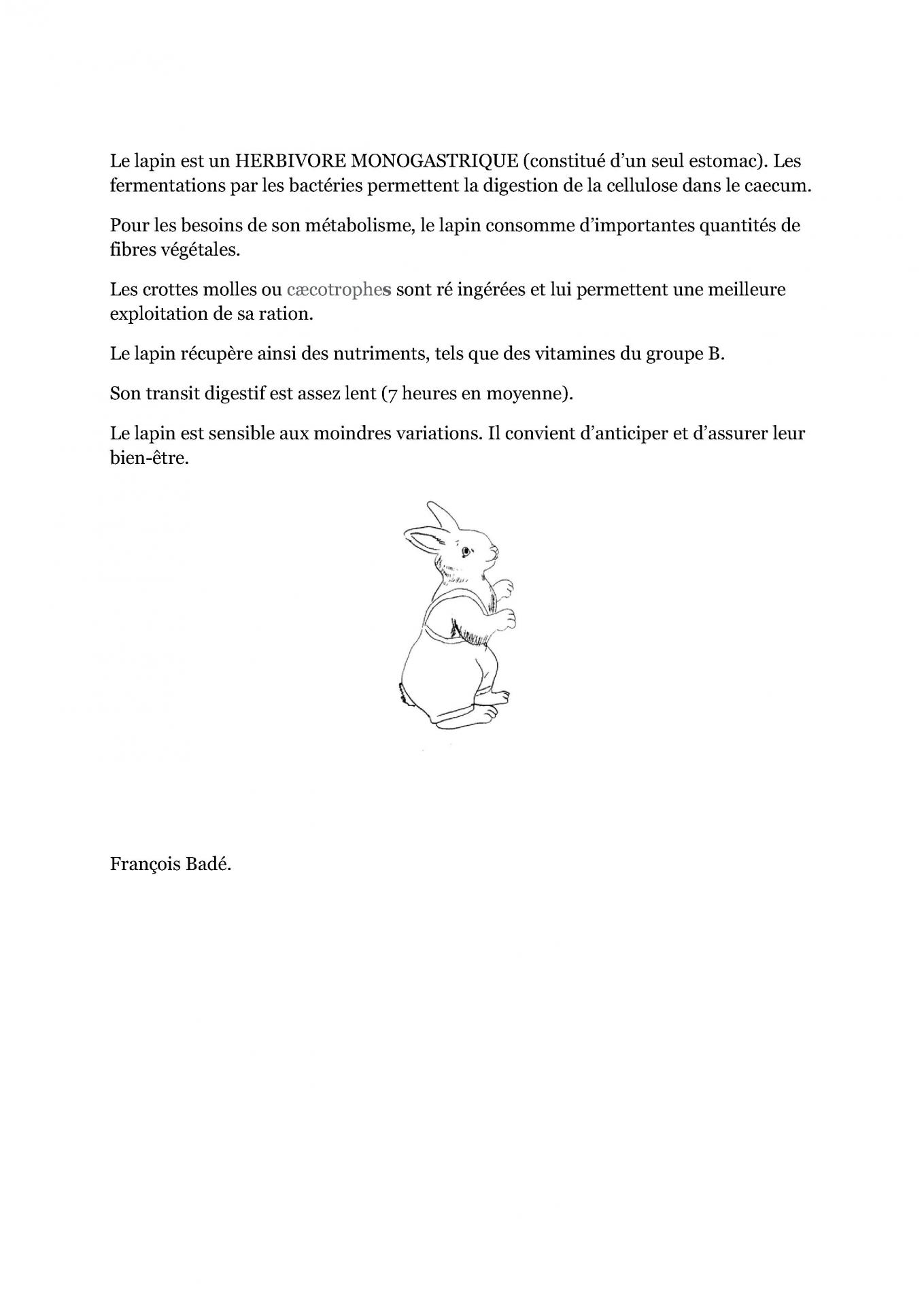 Caracteristiques du lapin cfelfb 2