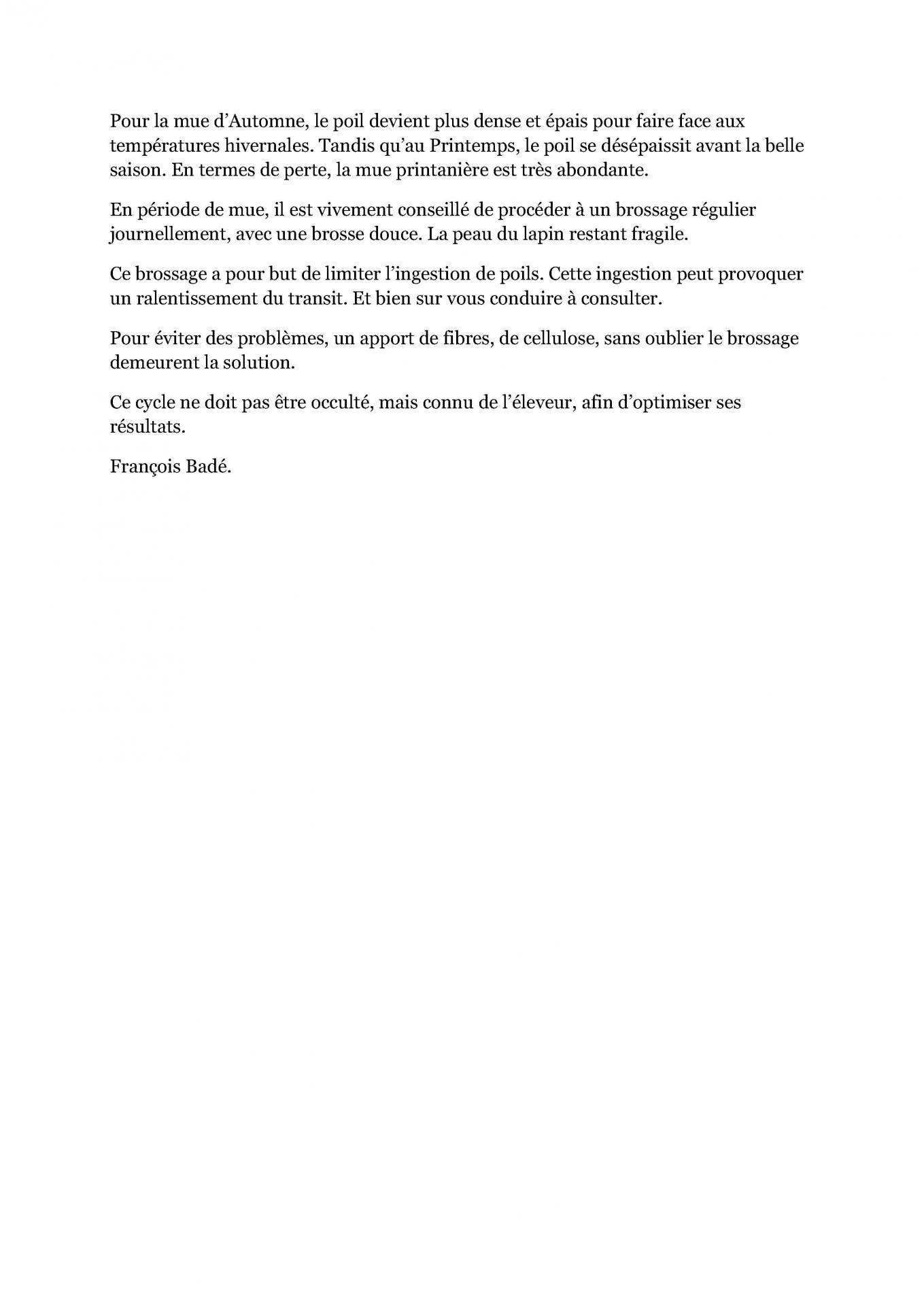 Cycle de la fourrure cfelfb 2