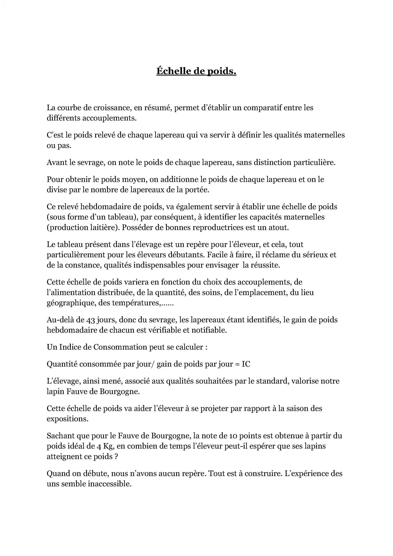 Echelle de poids cfelfb 1