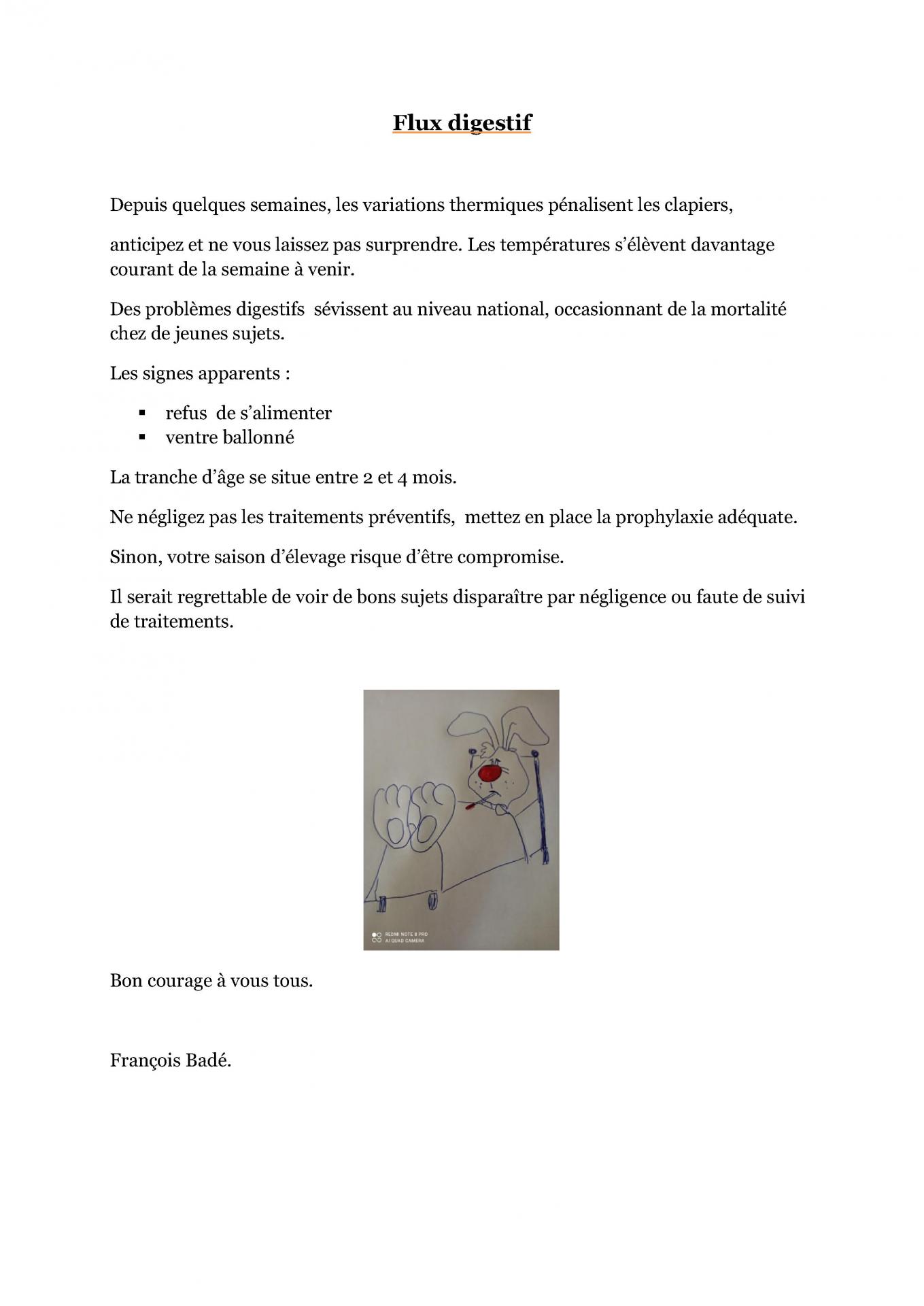 Flux digestif cfelfb