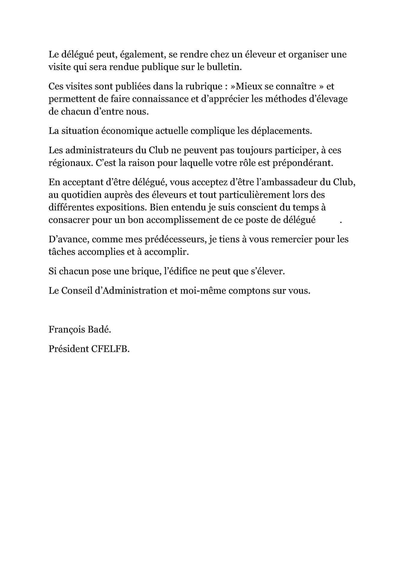 Les delegues departementaux cfelfb 2
