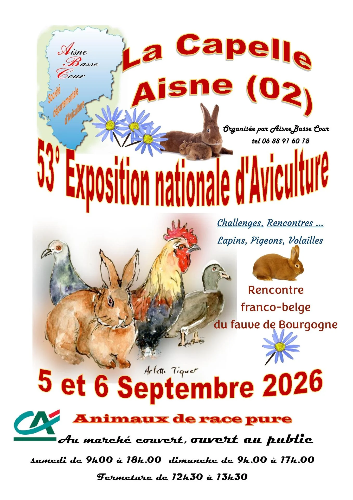 Affiche expo 2026 la capelle