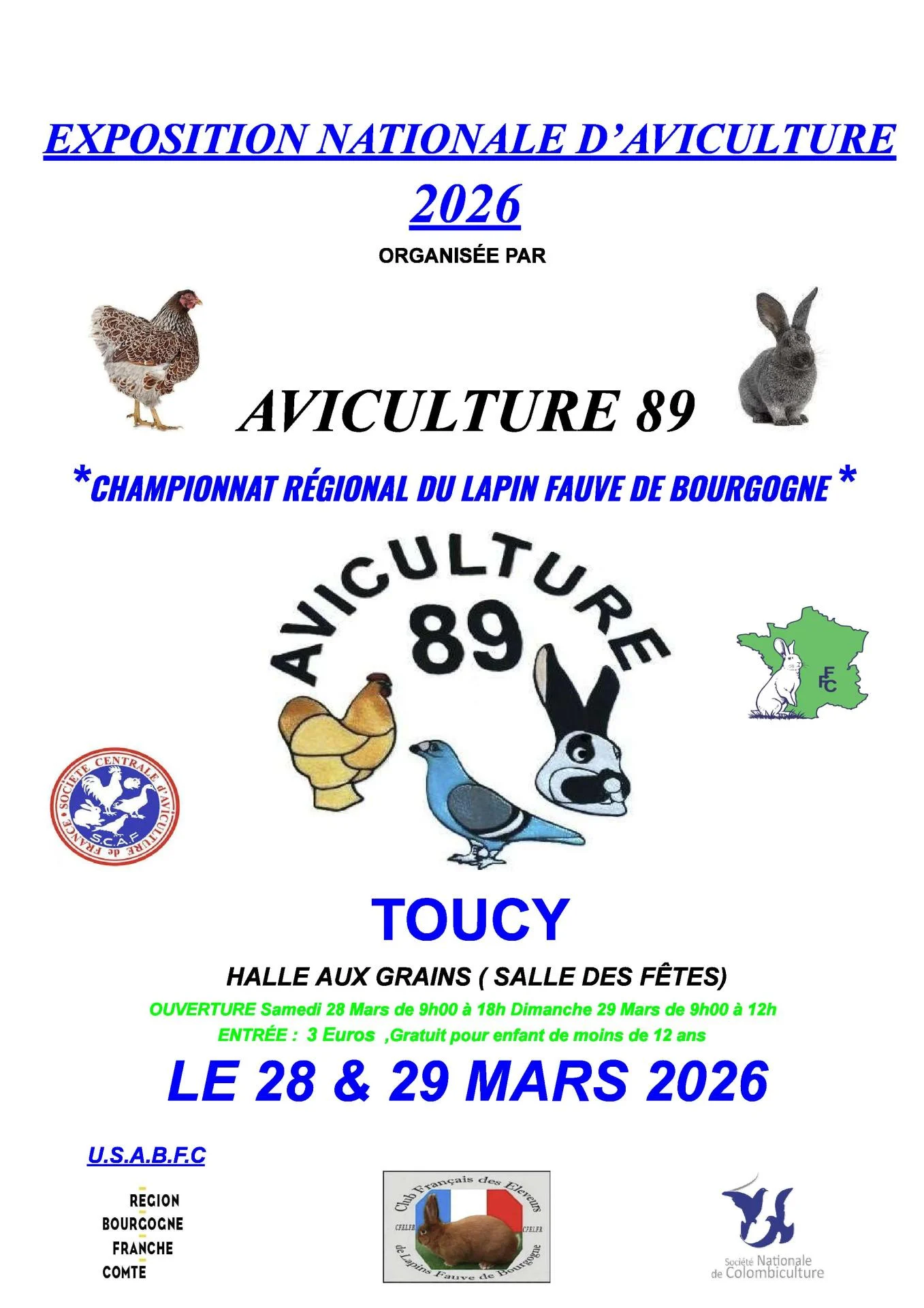 Affiche expo toucy 2026