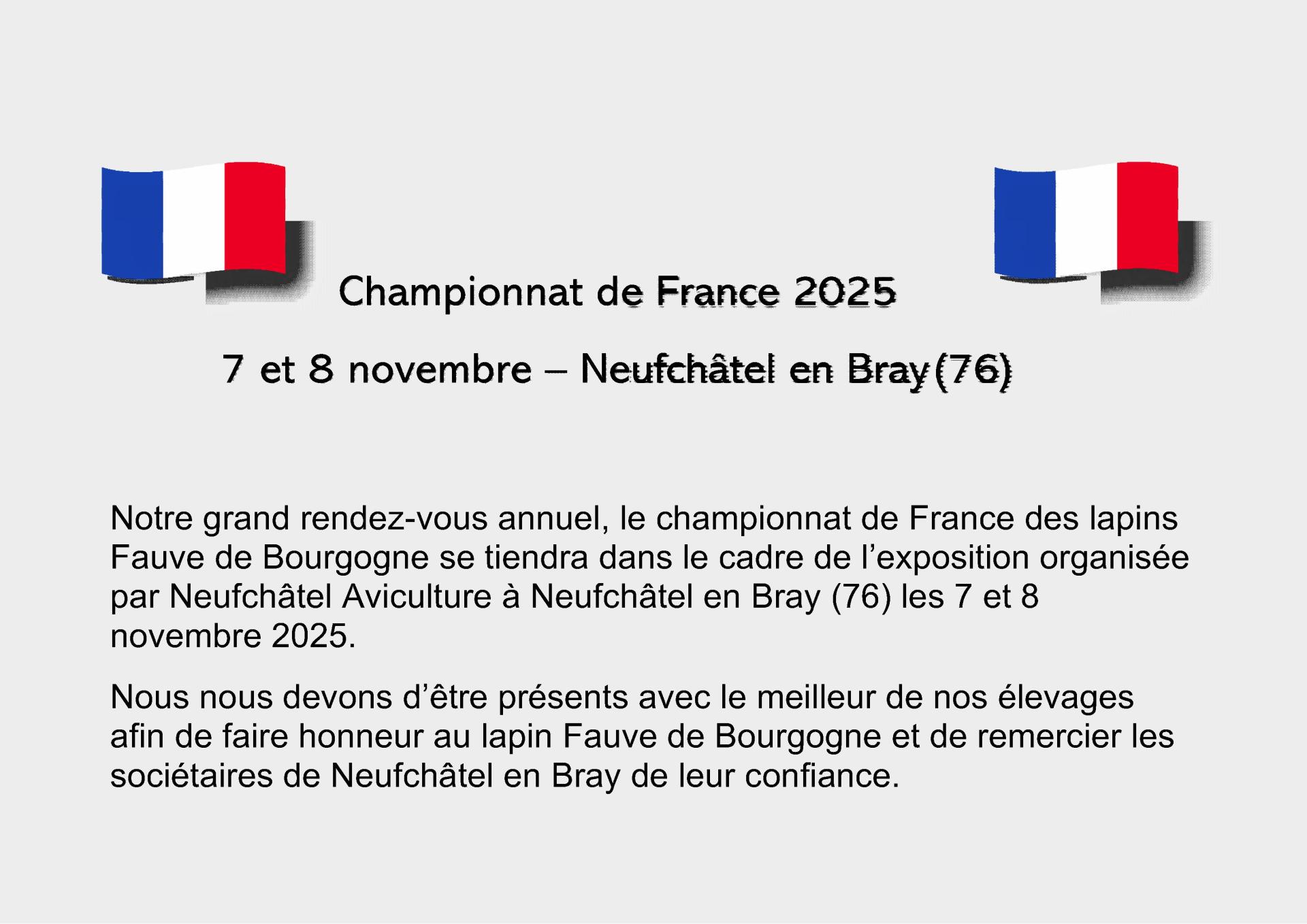 Championnat de france 2025