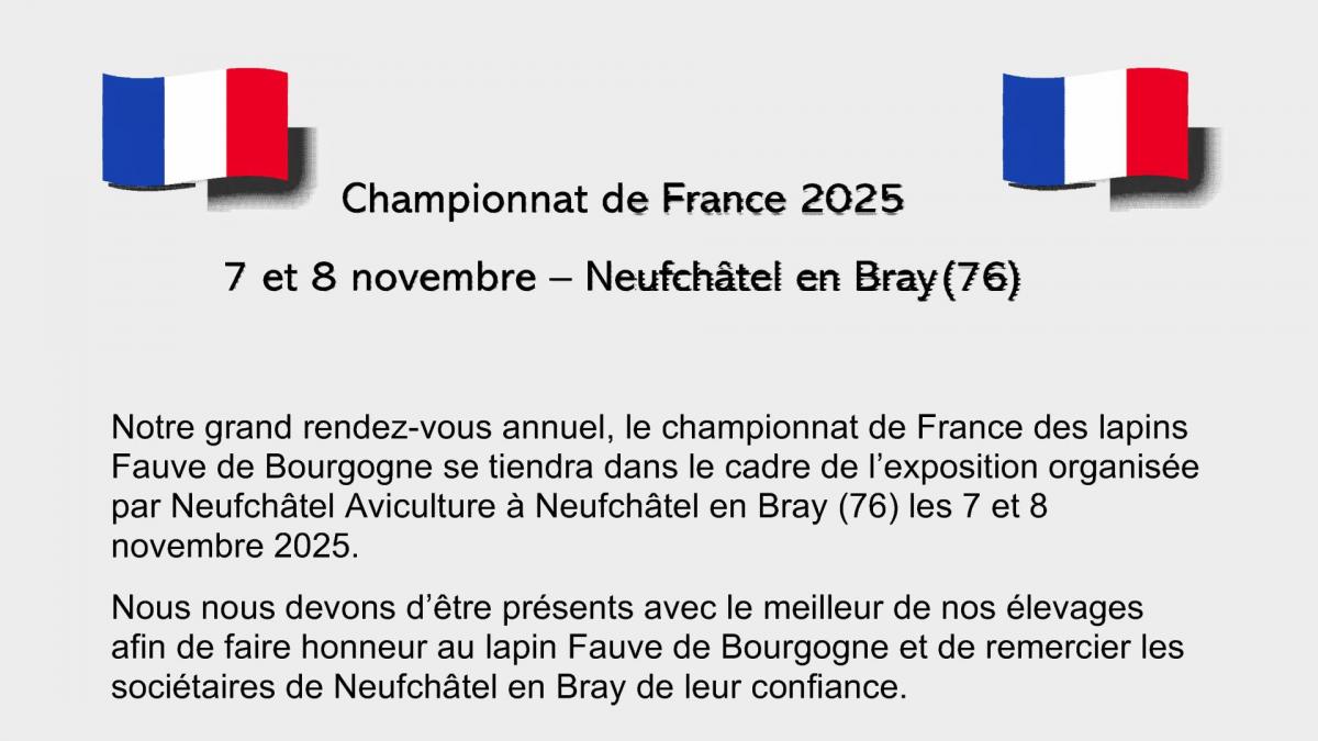 Championnat de france 2025